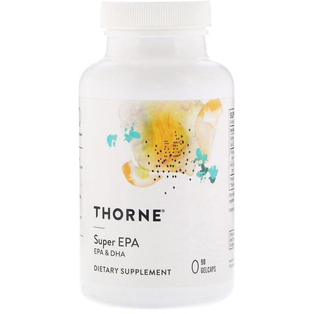 Thorne Research Thorne Forskning, Super EPA, EPA & DHA, 90 Gelcaps on Productcaster.