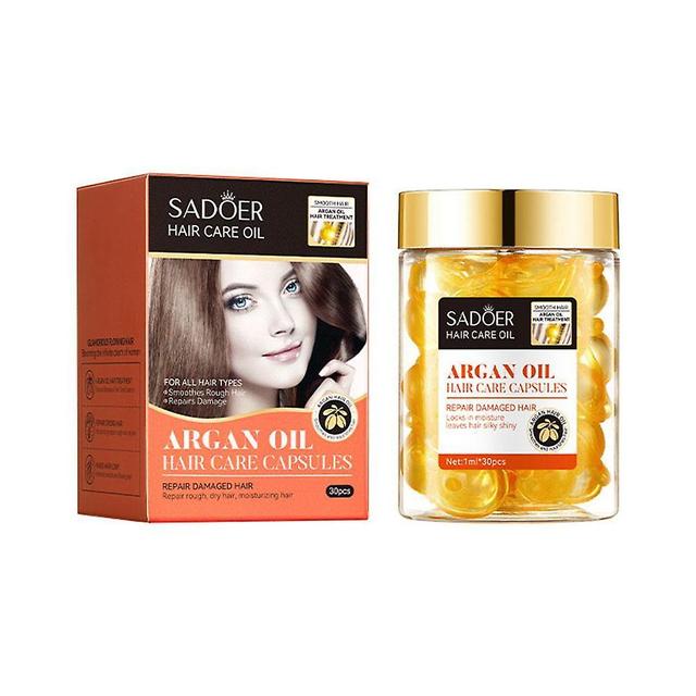 Argan Oil Lustrous Hair Care Capsules Vitamin Smooth on Productcaster.