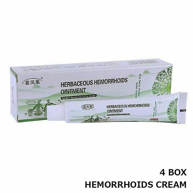 50% Rabatt Hemorrojd Fissur Gräddsalva Snabb Lättnad Bärbar För Kvinnor Män Vuxen Ny-yezi 4 Box Hemorrhoids Cream on Productcaster.