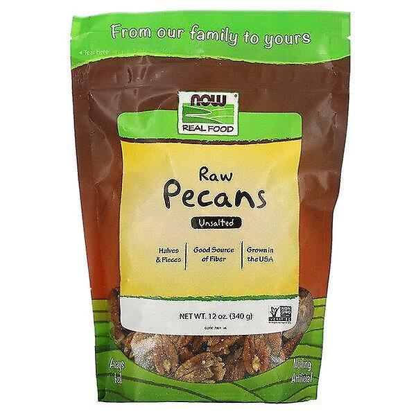 Now Foods, Real Food, Raw Pecans, Unsalted, 12 oz (340 g) on Productcaster.