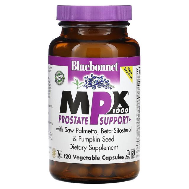 Bluebonnet Nutrition, MPX 1000, Prostate Support, 120 Vegetable Capsules on Productcaster.