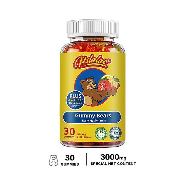 Vorallme Kids' Daily Multivitamin-Gummis unterstützen gesundes Wachstum und Entwicklung mit den Vitaminen C, D3 und Zink zur Unterstützung des Immu... on Productcaster.