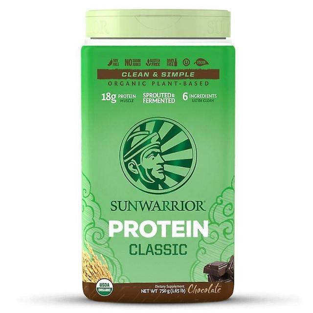 Sunwarrior Classic Chocolate Proteína Orgânica 750g on Productcaster.