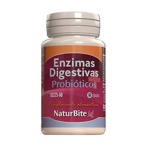 Naturbite Digestive enzymes and probiotics 60 capsules on Productcaster.