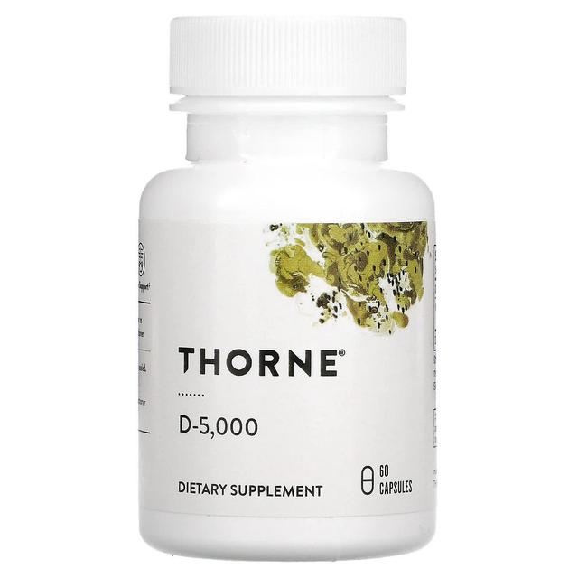 Thorne Research, D-5,000, 60 Capsules on Productcaster.