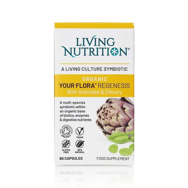 Living nutrition organic your flora regenesis 60's on Productcaster.