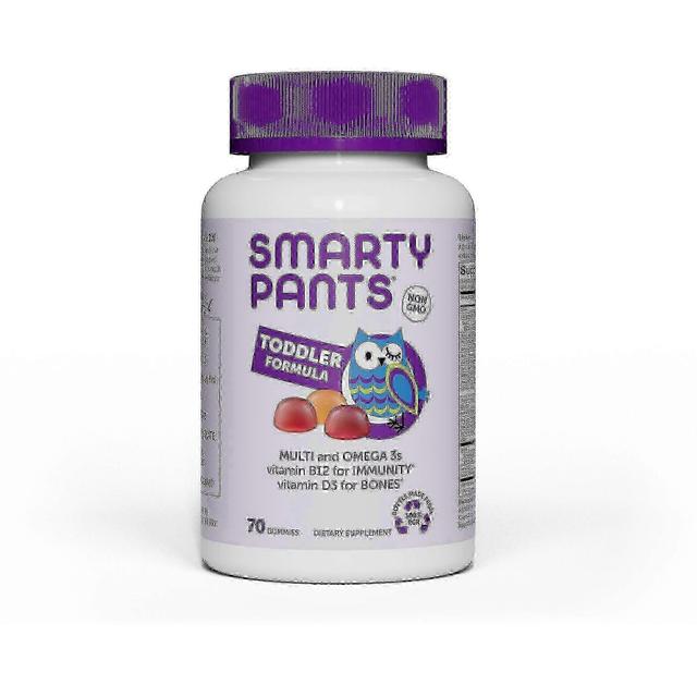 Smartypants toddler formula multivitamin gummies, grape, blueberry, & orange, 70 ea on Productcaster.