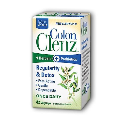 Body Gold Colon Clenz, 42 Veg Čiapky (balenie po 6) on Productcaster.