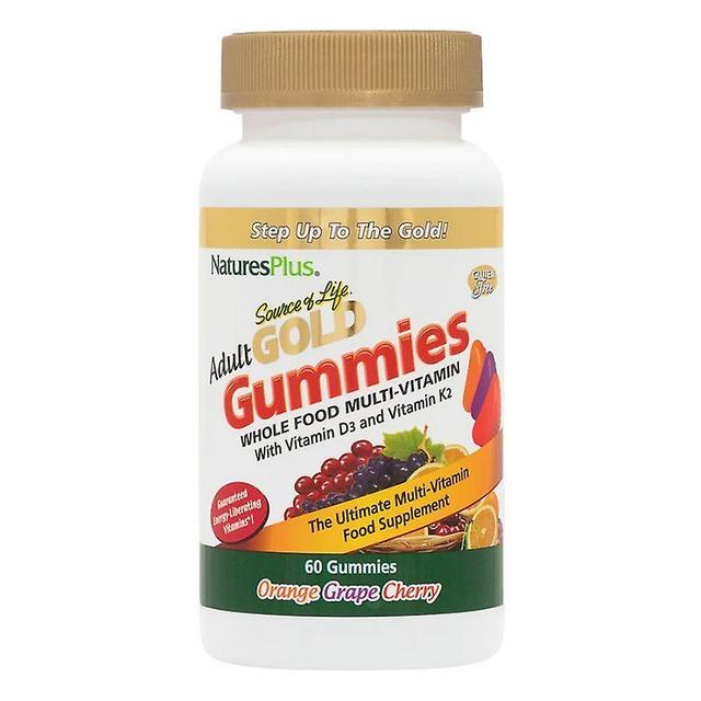 Nature's Plus Nature ' s Plus fonte de vida ouro adulto gummies 60 (30722) on Productcaster.