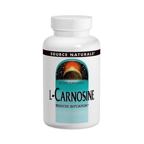 Source Naturals Zdroj Prírodnéín L-karnozín, 500 MG, 30 kariet (balenie po 2) on Productcaster.