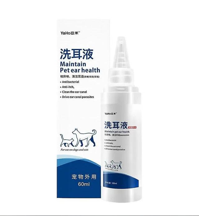 Jinzhaolai Malassezia otite media per cani e gatti prurito, arrossamento, gonfiore e gocce auricolari antinfiammatorie YOho 60ml on Productcaster.