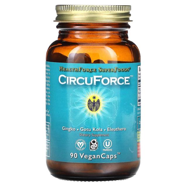 HealthForce Superfoods, CircuForce, 90 wegańskich czapek on Productcaster.