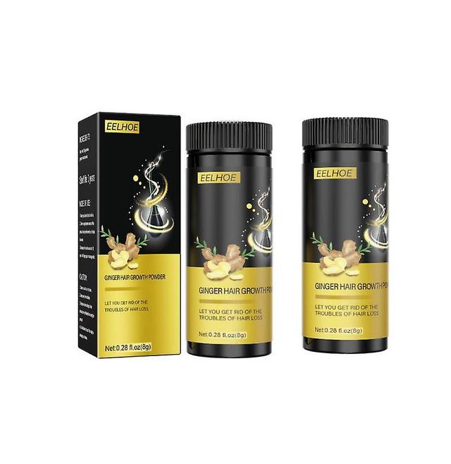 Eelhoe Ginger Hair Care Powder nutre Strong Anti-Rotura Ginger Powder Hair Growth Black Hair Care Ginger Powder 8g 2pcs on Productcaster.