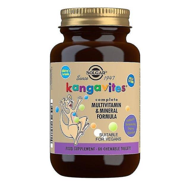 Solgar Kangavites Bouncin' Berry Chewable Tabs 60 (12536321) on Productcaster.