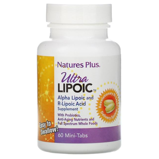 Nature's Plus, Ultra Lipoic, 60 Mini Tabs on Productcaster.