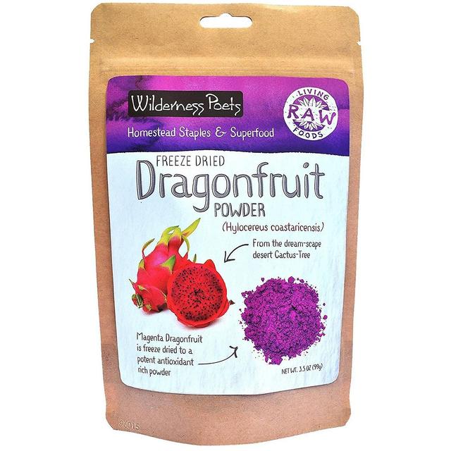 Wilderness Poets, Freeze Dried Dragon Fruit Powder, 3.5 oz (99 g) on Productcaster.