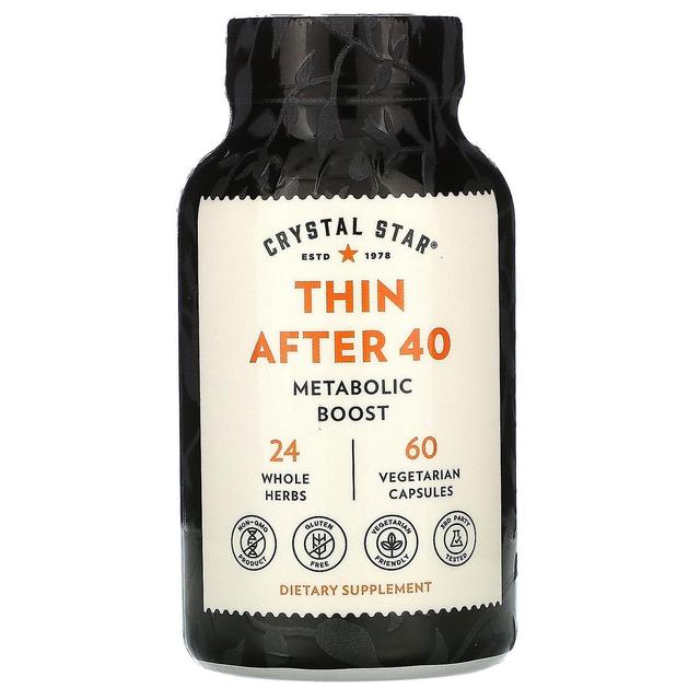 Crystal Star, Thin After 40, 60 Vegetarian Capsules on Productcaster.