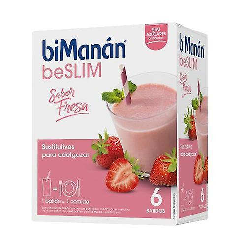 biManán Meal Replacement Strawberry Smoothie 6 packets on Productcaster.