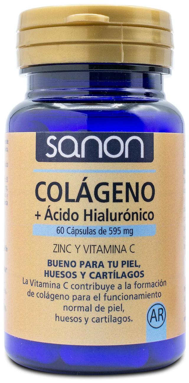 Sanon Colágeno + Ácido Hialurônico 595 mg 60 Cápsulas 74 gr on Productcaster.