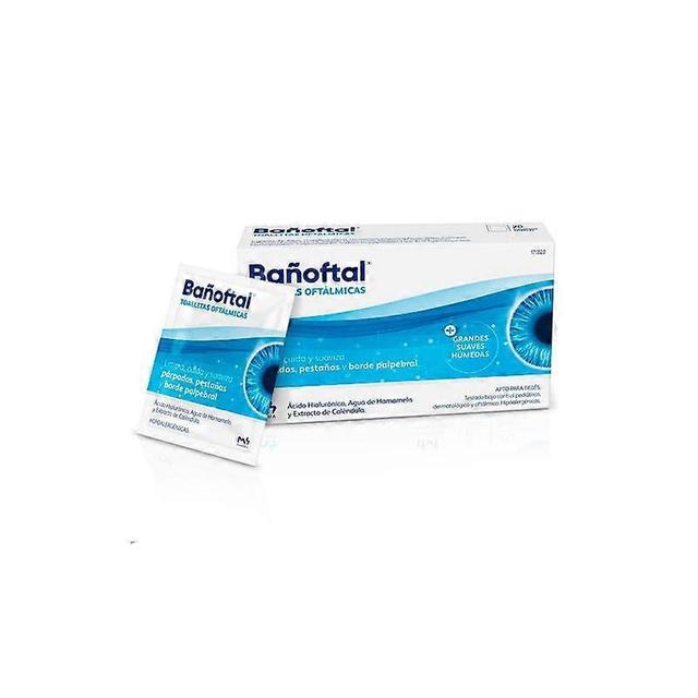 M4pharma bañoftal sterile ocular eye wipes 20 units on Productcaster.