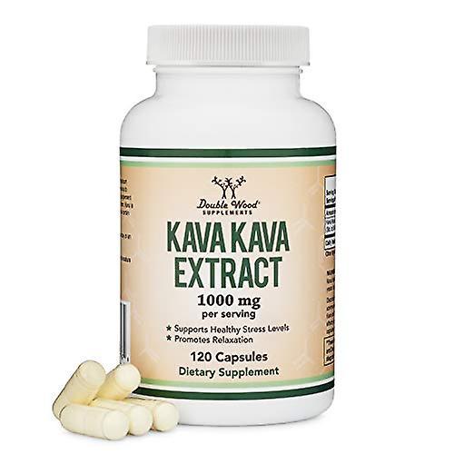 Double Wood Supplements Kava kava supplement 1.000mg per portie, 120 capsules on Productcaster.