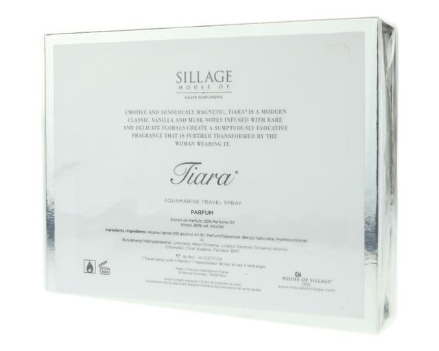 House Of Sillage 'Tiara' Parfum Aquamarine Travel Spray Set 4 X 0.27 oz on Productcaster.