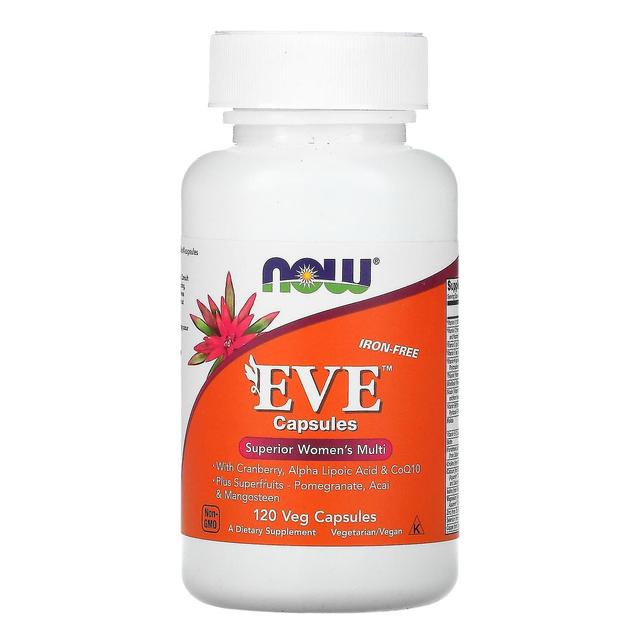 NOW Foods, Eve Capsules, Superior Women's Multi, Sem Ferro, 120 Veg Capsules on Productcaster.