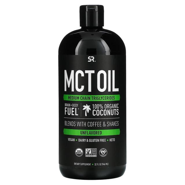 Sports Research, MCT Oil, Unflavored, 32 fl oz (946 ml) on Productcaster.