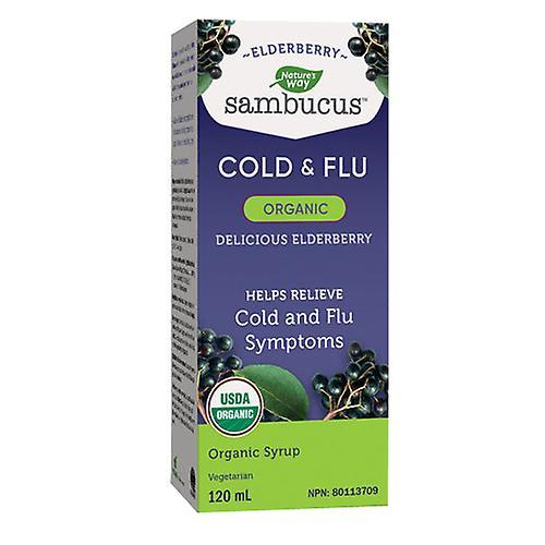 Nature s Way Nature's Way Sambucus Organic Elderberry Cold & Flu Syrup, 120 ml on Productcaster.