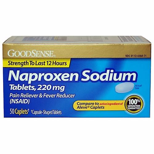 Good Sense Naproxen Sodium, 220Mg, 50 Capsule (Confezione da 2) on Productcaster.