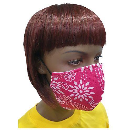 Giftscircle Fancy Cloth Face Mask for Adult - Pink Flower, 1 Each (Pack of 1) on Productcaster.