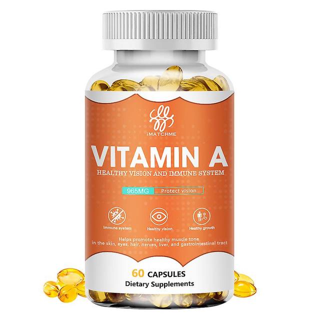 Tib Premium Vitamin A Capsule Fish Liver Oil Support Healthy Vision & Immune System And Healthy Growth & Reproduction Eye Protection 120pcs on Productcaster.