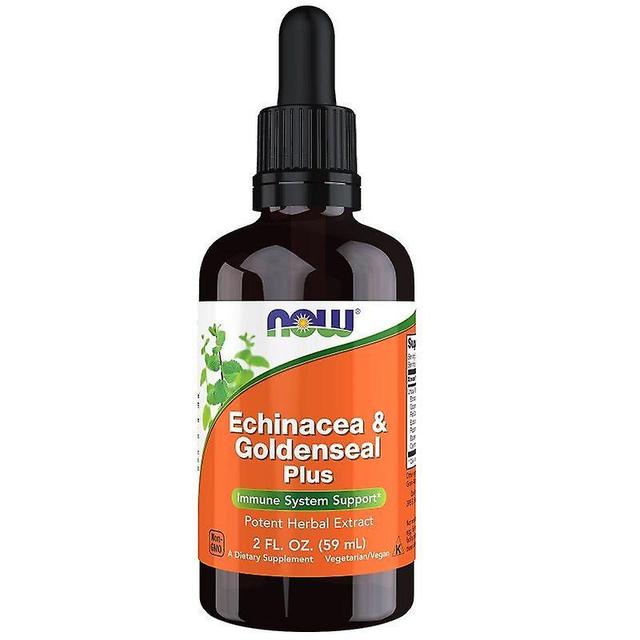 NOW Foods Echinacea & Goldenseal Plus 60ml on Productcaster.