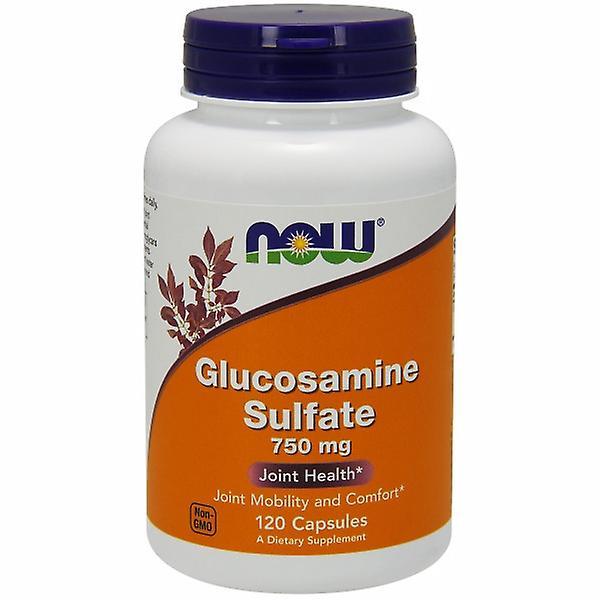 Now Foods Glucosamine Sulfaat, 750 mg, 120 Caps (Pack van 4) on Productcaster.