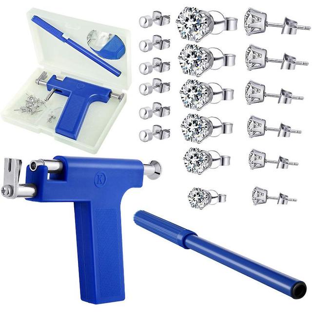 Perforator - Ear Nose Navel Perforator - Ear Punch Kit - Student Ear Punch Gun Children's Ear Punch blue on Productcaster.