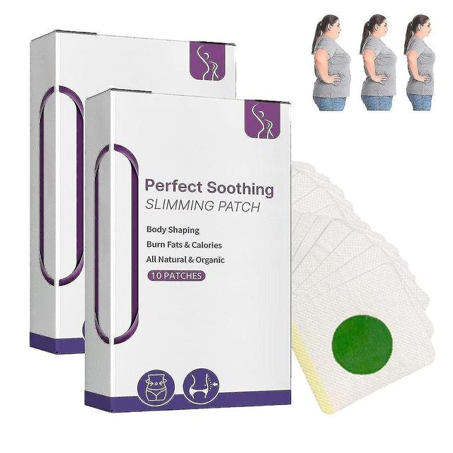 Perfekte Detox-Schlankheitspflaster, Wermut-Nabel-Aufkleber, Bauchnabel-Shaper-Pflaster, pflanzliches Slimmi 2 boxes on Productcaster.