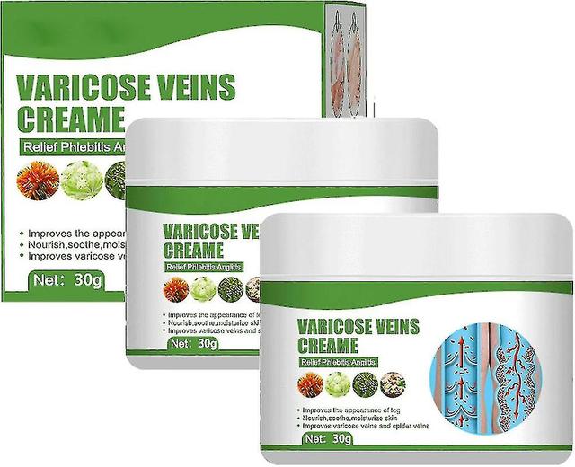 2pcs Varicose Vein Cream,eliminate Varicose Veins And Spider Veins [XH] on Productcaster.