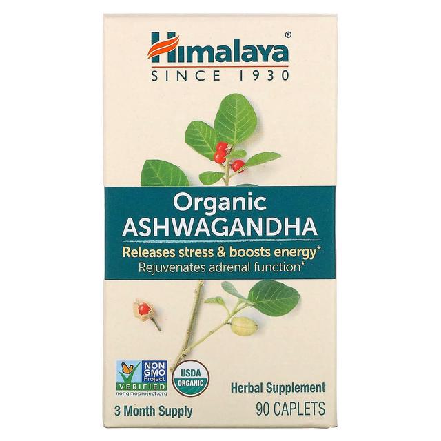 Himalaya, Organic Ashwagandha, 90 Caplets on Productcaster.