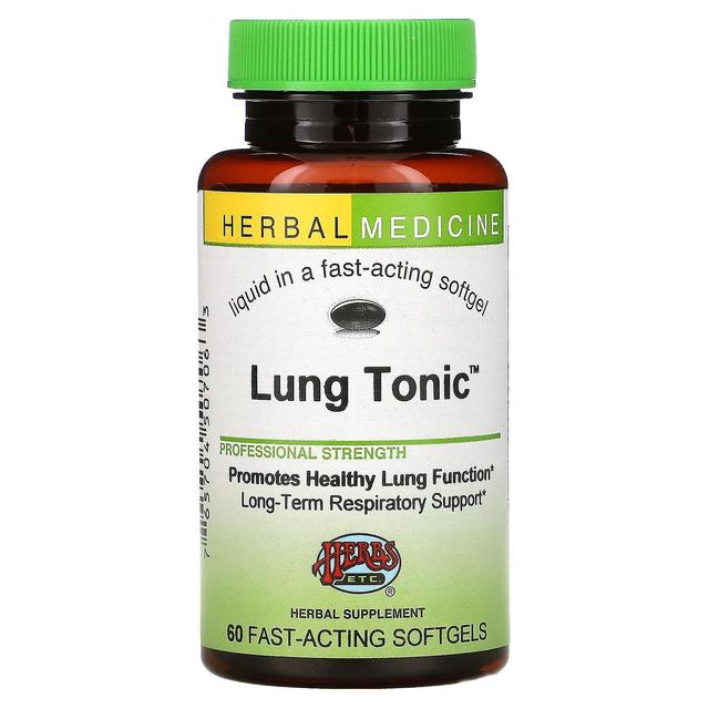 Herbs Etc. Herbs Etc., Lung Tonic, 60 Fast-Acting Softgels on Productcaster.