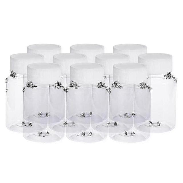 10pcs 15ml Empty Pill Sample Medicine Solid Powder Case Bottle Storage Container on Productcaster.