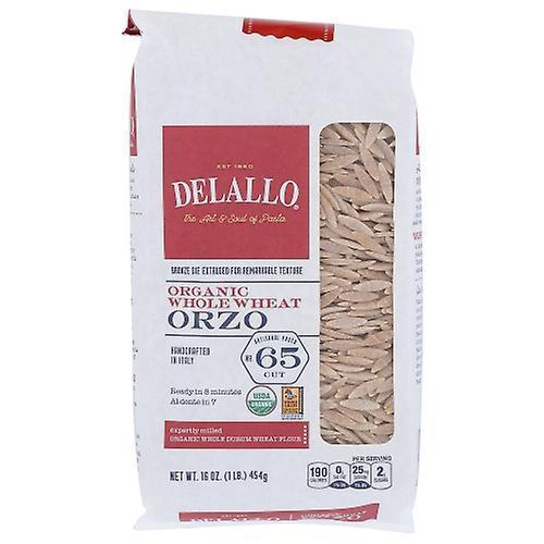 Delallo Pasta Whlwht Orzo Org, Case of 16 X 16 Oz (Pack of 1) on Productcaster.