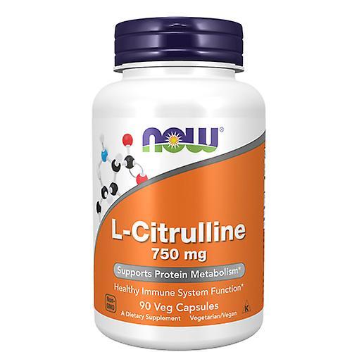 Now Foods L-Citrulina, 750 mg, 90 cápsulas (paquete de 6) on Productcaster.