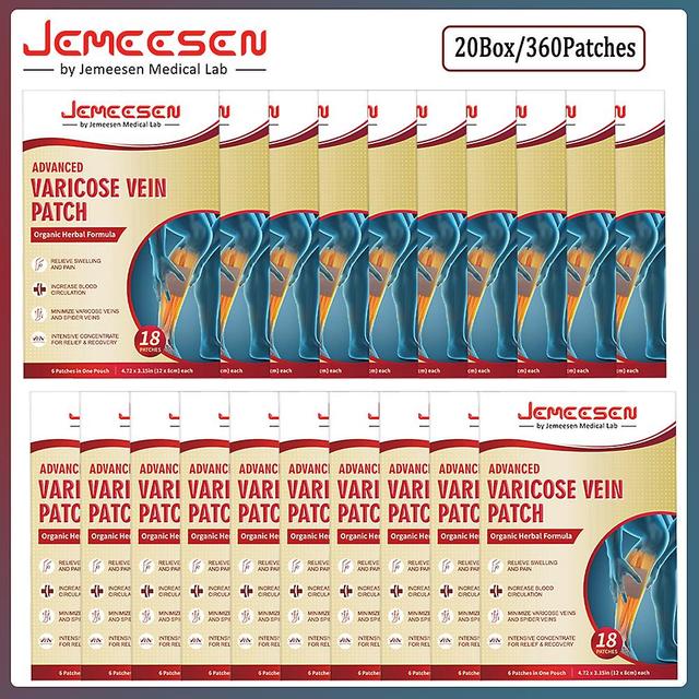 Jemeesen-patches voor geavanceerde spataderen, pasta op basis van planten, eliminatie van spataderen, vasculitis en flebitis, spin, 18 stuks, 54 ta... on Productcaster.