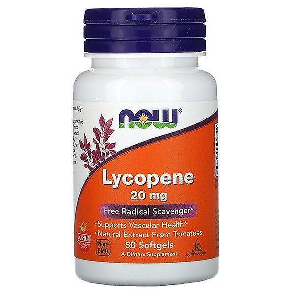 NOW Foods Nu Foods, Lykopen, 20 mg, 50 Softgels on Productcaster.