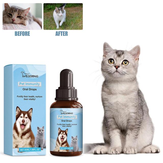 Dog Nutrient Drop Immunity Enhancer Digestive Health Support Physical Discomfort Relief Improve Skin Coat Pet Immune Health Drop SYP 100ml Boxed on Productcaster.