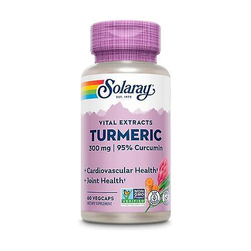 Solaray Turmeric 60 capsules (300mg) on Productcaster.