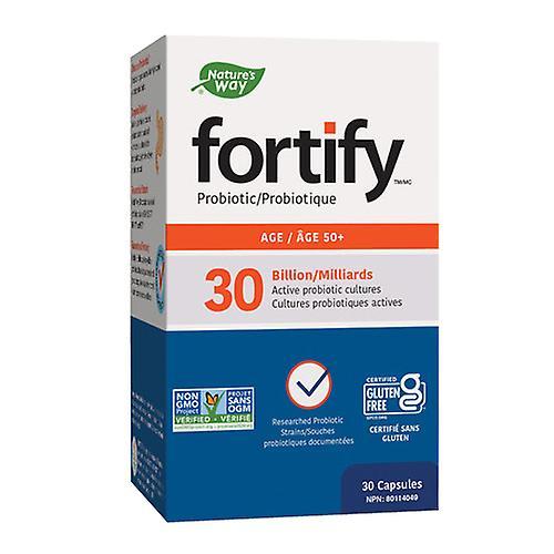 Nature s Way Nature's Way Fortify30 Billion Age 50+ Probiotic, 30 Veg Caps on Productcaster.