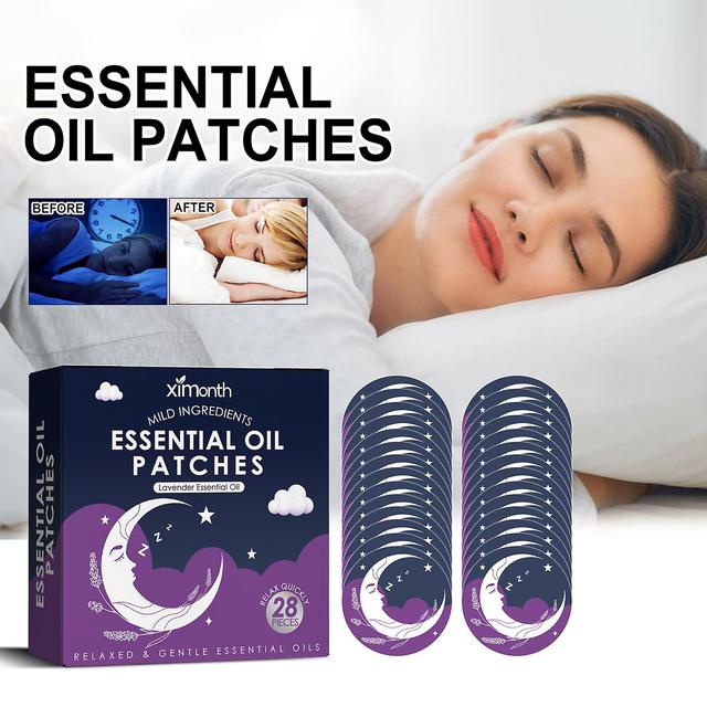 Pusili Sleep Patchs, Deep Sleep Aid Patches for Adults Stress Relief, Natural Essential Oil Sleep Support Patches Enhnce Sleep Qulity 3 Pack - 84pcs on Productcaster.