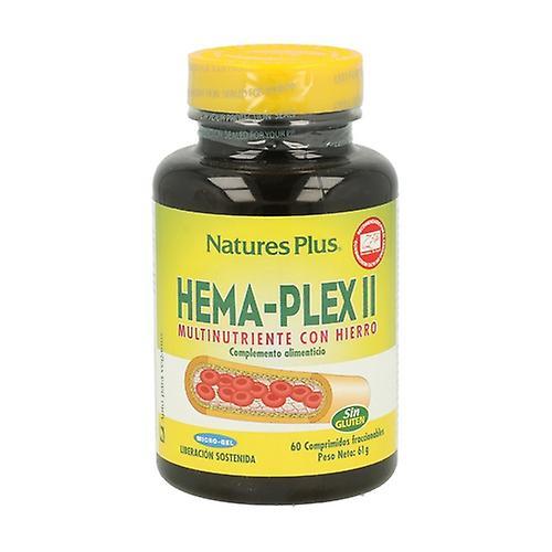 Nature's Plus Hema-Plex II 60 tablets on Productcaster.