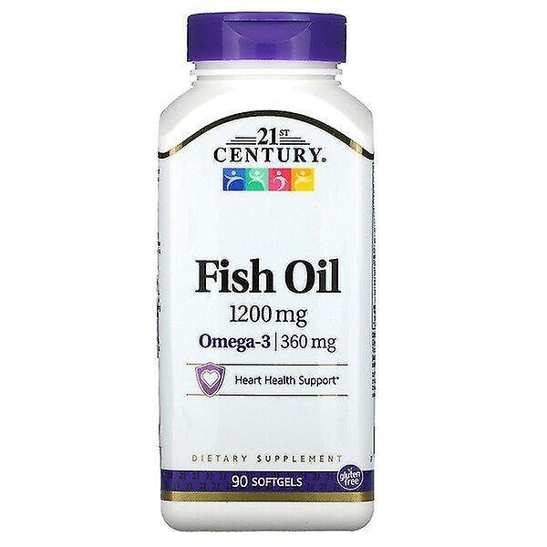 21st Century, Fish Oil, 1,200 mg, 90 Softgels on Productcaster.